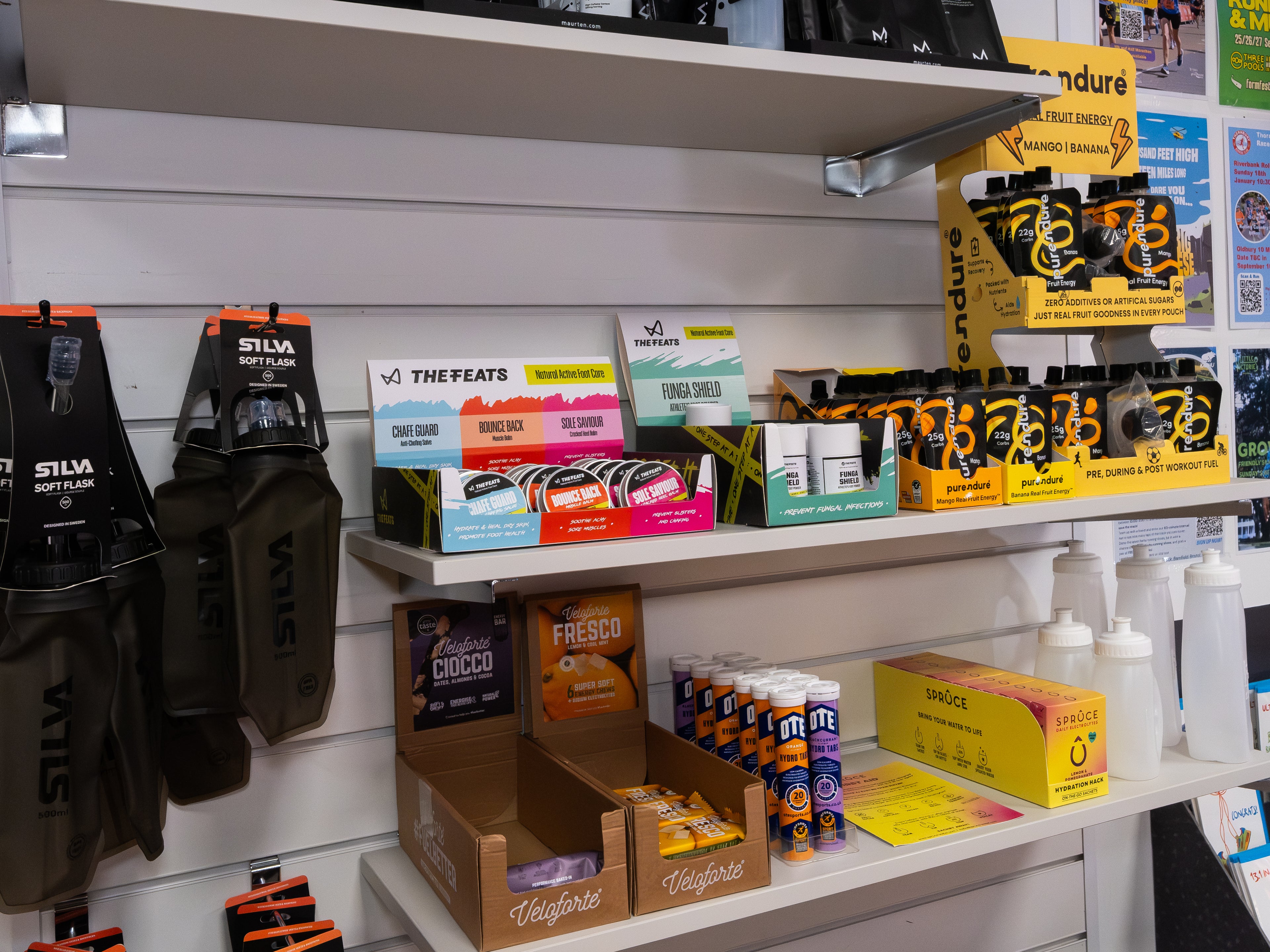 the feats srp in running store on shelves